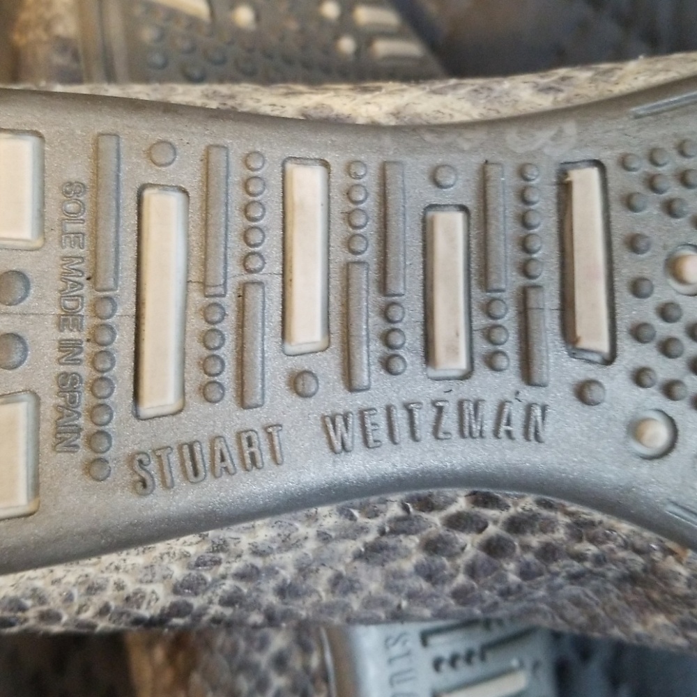 Authentic Stuart Weitzman Snakeskin Ballerina Flat - image 3